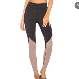 ALALA Revolve - Captain Ankle Tights Black Slate Tan Leggings